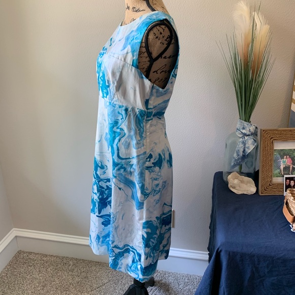 Anthropologie Maeve Marble Waters Dress - Picture 4 of 13